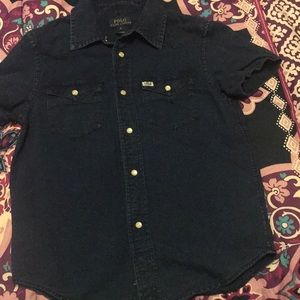 Dark Denim Ralph Lauren button down